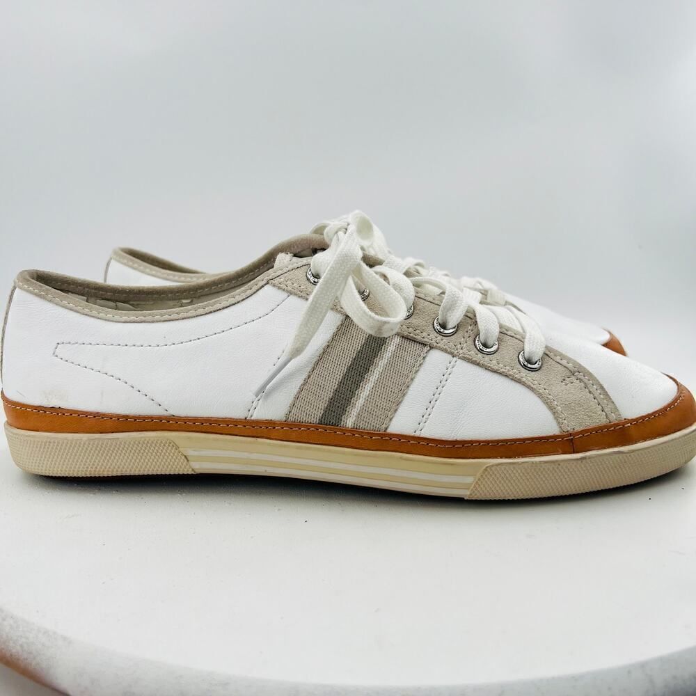 Coach Brad Women's Fashion Sneakers Lace Up White Leather Shoes Size 13M - Picture 8 of 13